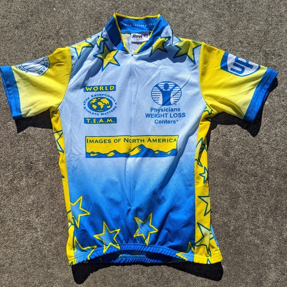 Revi Unisex Adults Cycling Jersey Zip Medium S/S - Picture 1 of 3